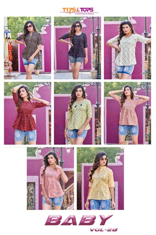 Tips And Tops Baby 28 Rayon  Short Ladies Top Collection